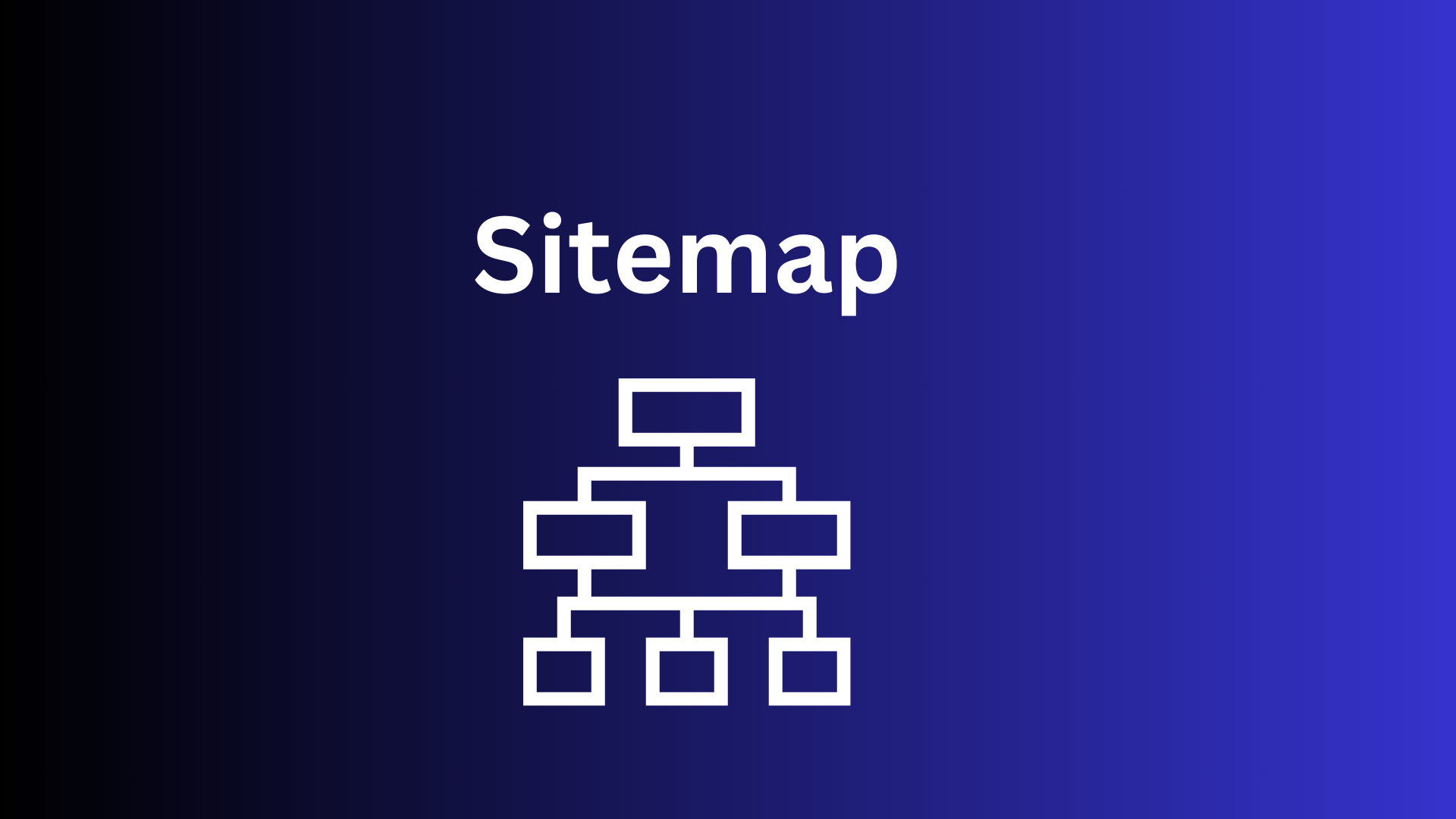 An image that shows a sitemap.