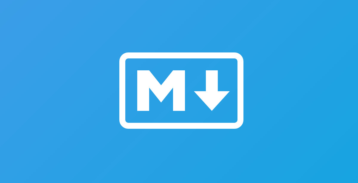 The Markdown language logo.
